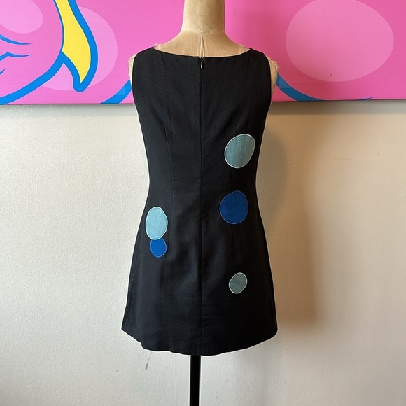 Moschino Cheap Chic Black Polka Dot Shift Dress The Nanny - Picture 7 of 10